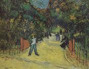 Vincent Van Gogh Entrance to thte Public Park in Arles (nn04) oil painting picture wholesale